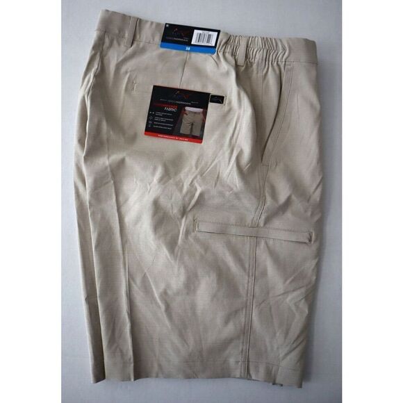 Greg Norman G7S23XDH696B Men's Sz 38 Taupe Performance Stretch Golf Shorts - Picture 7 of 7